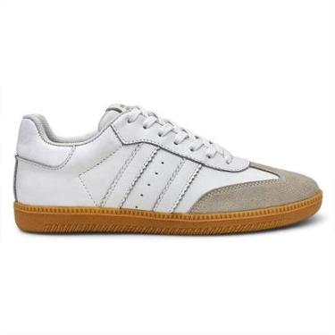 Imagem de Tenis Feminino Casual Couro Confort Samb Elegante Cor 34 ao 39 Cor:;Tamanho:36-Feminino