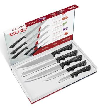 Imagem de Euro Home - Cj De Facas Color Stone 5 pc - FAC3113