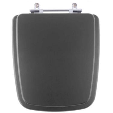 Imagem de Tampa De Privada Sanitaria Poliester Boss Noir Fosco Preto Para Louça Incepa