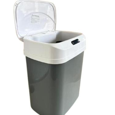Imagem de Lixeira Automática Inteligente 12L Cozinha Escritório C/Sensor - Morei
