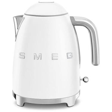 Imagem de Chaleira Elétrica SMEG 50s Retro Style 7 Copos com Desligamento Automático, Base Removível e Indicador de Água, KLF03WHUS, Branca