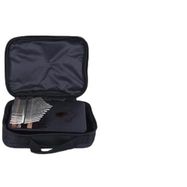 Imagem de 17 Key Kalimba C Chave de Dedo Dedo Piano de Dedão, Piano de Piano de Piano Mogno Sólido Com Orifício de Som e Martelo de Sintonizador (#2)