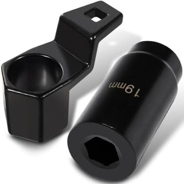 Imagem de 2 peças 77080 Soquete balanceador harmônico de 19 mm e suporte de chave de alavanca de 50 mm para motores Honda Acura