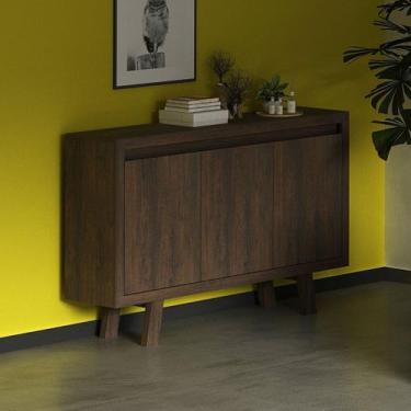 Imagem de Balcão para Escritório 136cm com 3 portas e 1 Prateleira - Tecnomobili