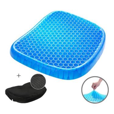 Imagem de Almofada Assento Egg  Hemorroida Ortopédico Cóccix Pós-parto Silicone 