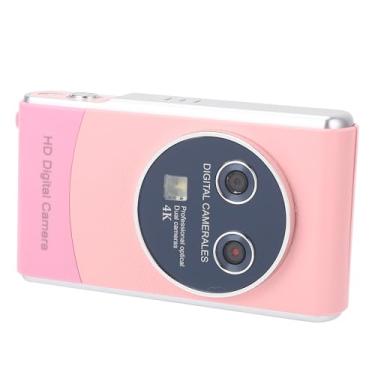Imagem de 18x Zoom HD Câmera Digital 36MP 1080p Câmeras Portáteis Auto Selfie para Fotografia de Viagem - Câmera de Vídeo de Viagem Compacta Com Flash (Rosa)