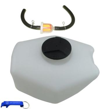 Imagem de Tanque de combustível de combustível TC-Motor Minimoto com tampa de filtro de mangueira para bicicleta de bolso chinesa de 2 tempos 47cc 49cc Minimoto