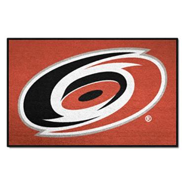 Imagem de FANMATS - 10524 NHL Carolina Hurricanes Tapete de nylon para iniciantes, 48 x 76 cm