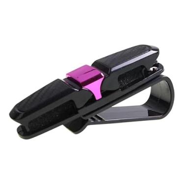 Imagem de Porta Óculos Suporte Veicular Clip para Prender Celular no Carro Cor Rosa Karbox 9,7cm