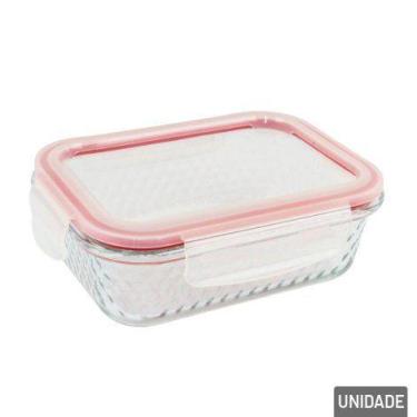 Imagem de Pote De Vidro Hermético Com Tampa 4 Travas 640ML - Duartes