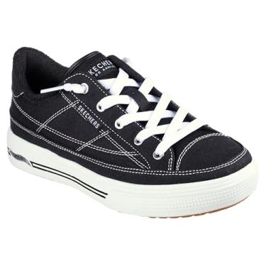 Imagem de Skechers Tênis feminino Arch Fit Arcade-Arcata, Preto verdadeiro, 5.5 Wide