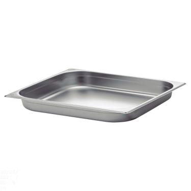 Imagem de Cuba Gastronômica Tramontina Gn 2/3 Em Aço Inox Sem Alças Profundidade 20 Mm - Aço 430 Tramontina