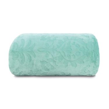 Imagem de Manta Microfibra Flannel Lady Aqua Appel Solteiro