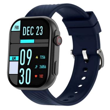 Imagem de Relógio Inteligente Digital Zl80 Hd Tela Grande Bluetooth Chamada Modo Azul