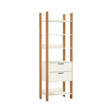 Imagem de Módulo para Closet 2 Gavetas 220cm Tw401 Freijó/Off White