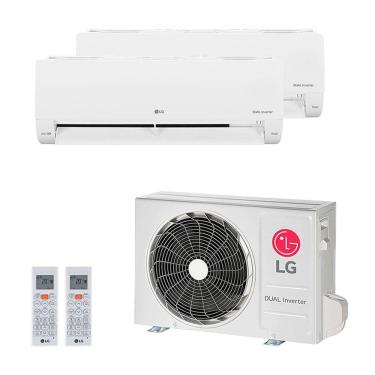 Imagem de Ar Condicionado Bi Split Inverter LG 16.000 Btus (Hi Wall 9.000 + Hi Wall 9.000)Frio 220v R-32