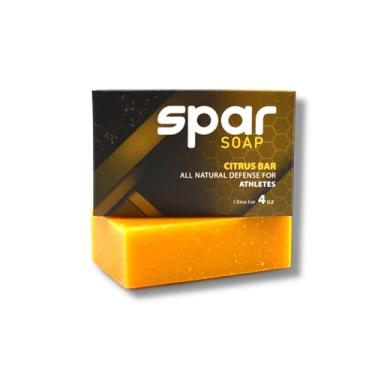Imagem de S Spar Soap Sabonete Citrus Em Barra (113 Ml), Tangerina E Melaleuca, Propriedades Antifúngicas, Para Jiu-Jitsu, Lutadores, Grapplers, Homens/Mulheres, Corporal Fabricado Nos Eua, Odor, Com Manteiga