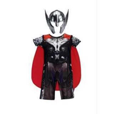 Imagem de Fantasia Infantil Roupa Thor duas Máscara e martelo - MWM MODAS, C, Má
