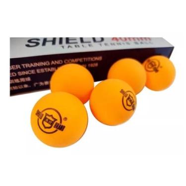 Imagem de Jogo De Bolas Ping-Pong Tênis de Mesa Shield Brand 40mm 6 Unidades - T