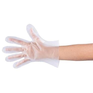 Imagem de Luva Superpro Tpe Descartável Transparente ou Preta P M G Caixa Com 10