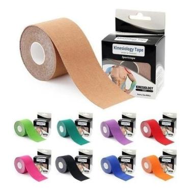 Imagem de 5X Fita Bandagem Elástica Adesiva Kinesio Tape Dor Muscular - Alfashop