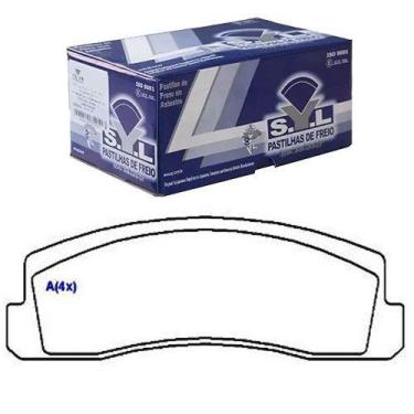 Imagem de Pastilha De Freio Dianteira - Sistema Bendix - NIVA 87 - SYL1441