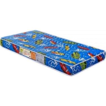 Imagem de Colchão Berço 1 Lado Plastificado D18 60x12x130 Carros