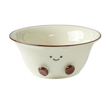 Imagem de FytStycale Tigela de Iogurte para Salada, Tigela de Sobremesa de Porcelana, Pequena Decoração de Mesa, Caneca de Café de Cerâmica, Copo para Sorvete, Arroz, Capacidade 600 Ml