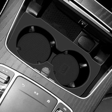 Imagem de Suporte de copo de água de silicone macio para carro, caixa de armazenamento, organizador de bandeja para console central, caixa de armazenamento adequada para Mercedes Benz G-Class W464 G63 AMG G550