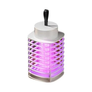 Imagem de Lâmpada Mata-Mosquitos Portátil USB Recarregável Armadilha Elétrica Pa