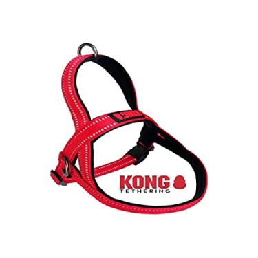 Imagem de Peitoral Kong - Norwegian Harness - G - Para Cachorros de Grande Porte (Vermelho)