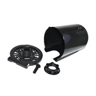 Imagem de IEUDNS Capa protetora para motor de ventilador elétrico, ventilador oscilante de pedestal, multiuso, fácil de instalar, reparo e substituição para sala de, Preto