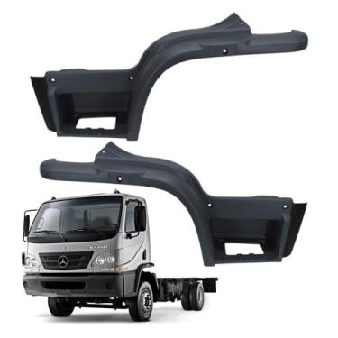 Imagem de Par Paralama Estribo MB Accelo Lado Direito Esquerdo - Bonfanti