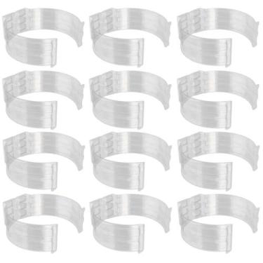 Imagem de Kit 12 Abraçadeira Impacto P/ Cano Tubo 100mm 4'' Incolor - Estrela