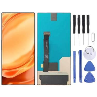 Imagem de YUNCHAO Acessórios telefônicos Tela LCD AMOLED para ZTE NUBIA Z50 Ultra NX712J Digitalizador Full Assembly (Black) Substituição do telefone celular
