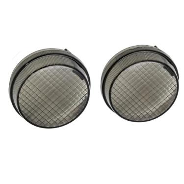 Imagem de 2 peças de capas de lente de luz de seta dianteiras e traseiras de motocicleta compatíveis com Honda Shadow Phantom Spirit Fury Interstate Metropolitan Valkyrie 1300 600 750 VT400 VT750 VT1300