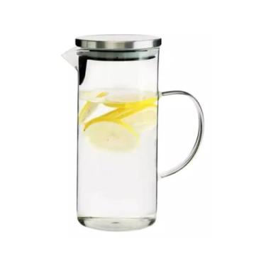 Imagem de Jarra Vidro Borossilicato 1,5l Tampa Inox Resistente - CLASS HOME