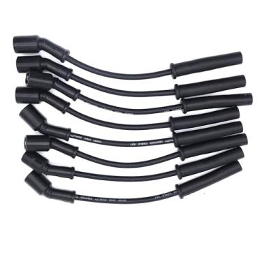 Imagem de OXCANO 924-2077 8 fios de vela de ignição compatíveis com Chrysler Aspen, Dodge Dakota, Dodge Durango, Dodge Ram 1500 Pickup, Jeep Commander, Jeep Grand Cherokee, Ram 1500, Ram Dakota