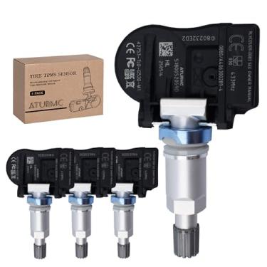 Imagem de ATURMC Sensor TPMS 315Mhz Sensor de Sistema de Monitoramento de Pressão de Pneu Compatível com Jeep Chrysler Dodge Mitsubishi 2005-2014, Wran