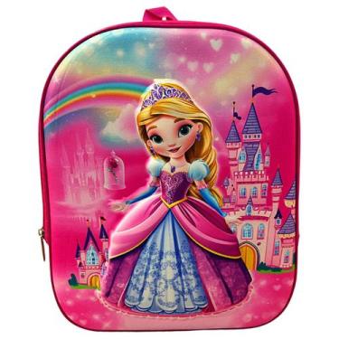 Imagem de mochila infantil de costas para bebe criança creche escola pequena até