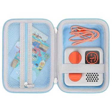 Imagem de RAIALL Estojo De Transporte Para Yoto Mini (Edição 2024) Reprodutor Áudio Bluetooth Infantil, Suporte Rígido Rádio, Bolsa Viagem Cartões, Compatível Com Audiolivros Infantis E Cabos, Azul