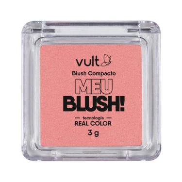 Imagem de Blush Compacto Vult Meu Blush Cor Rosa Perolado 3g