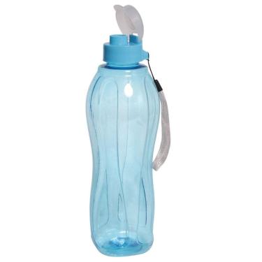 Imagem de Garrafa De Água Squeeze Plástico Academia Resistente 800Ml