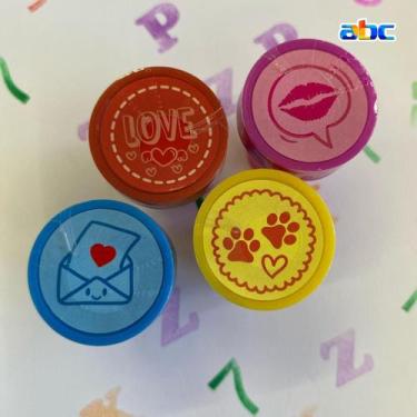 Imagem de Kit de carimbo stamp Cis pedagógico com 4 carimbos