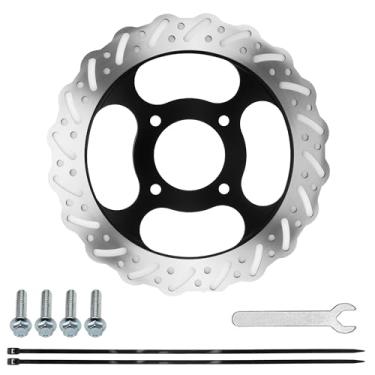 Imagem de PRO BAT Disco de freio traseiro de 240 mm/9,4 pol. Rotor de disco de 58 mm para 150cc 200cc 250cc PIT PRO Trail Quad Dirt Bike ATV Buggy