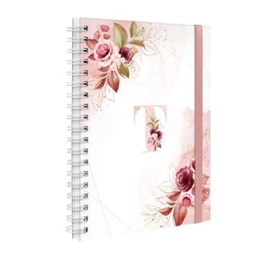 Imagem de Agenda 2026 Planner Semanal Plus Floral Branco E Rosa Letra T