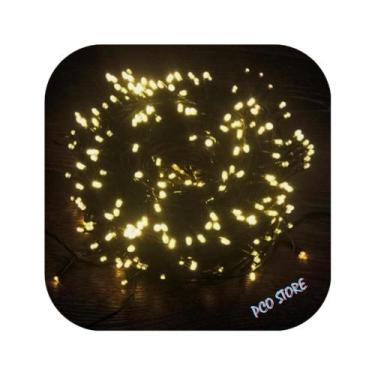 Imagem de Cordão 500 Led Fixo Prova D'água 50 Metros Bivolt 31v Uso Externo Nata