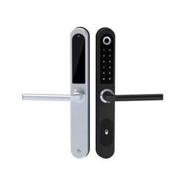 Imagem de Fingerprint+Digits Pad+RFID Card+APP f/Narrow Side Sliding Door &Folio Door Lock (ODS-Z1-Right-Black)