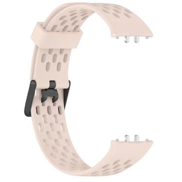 Imagem de Pulseira Silicone Premium Para Smartwatch Samsung Galaxy Fit 3 (ROSE)