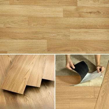 Imagem de Piso Vinílico Régua Madeira Manta Caixa 5M Amadeirado